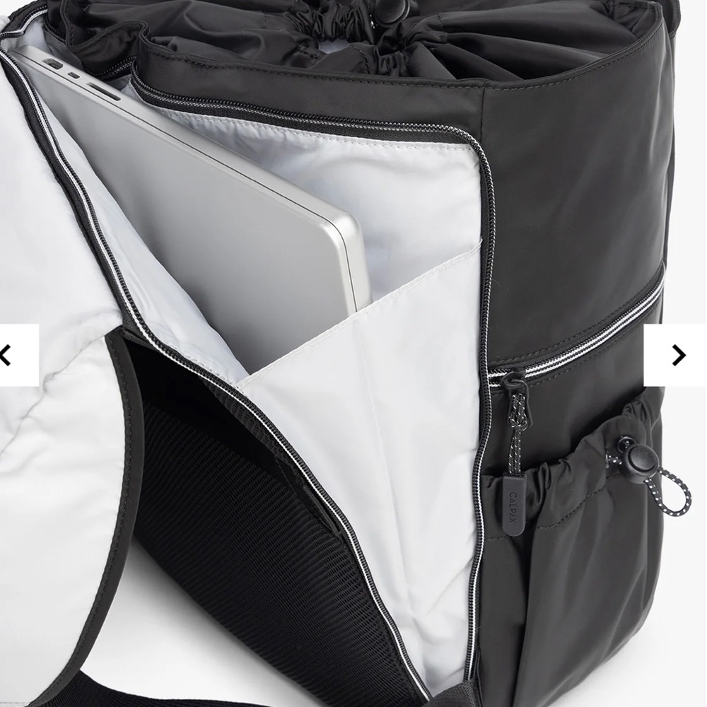 NWT unisex CALPAK Fit Gym Backpack in Black - Picture 6 of 17
